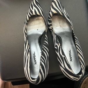 Zebra Print Heels